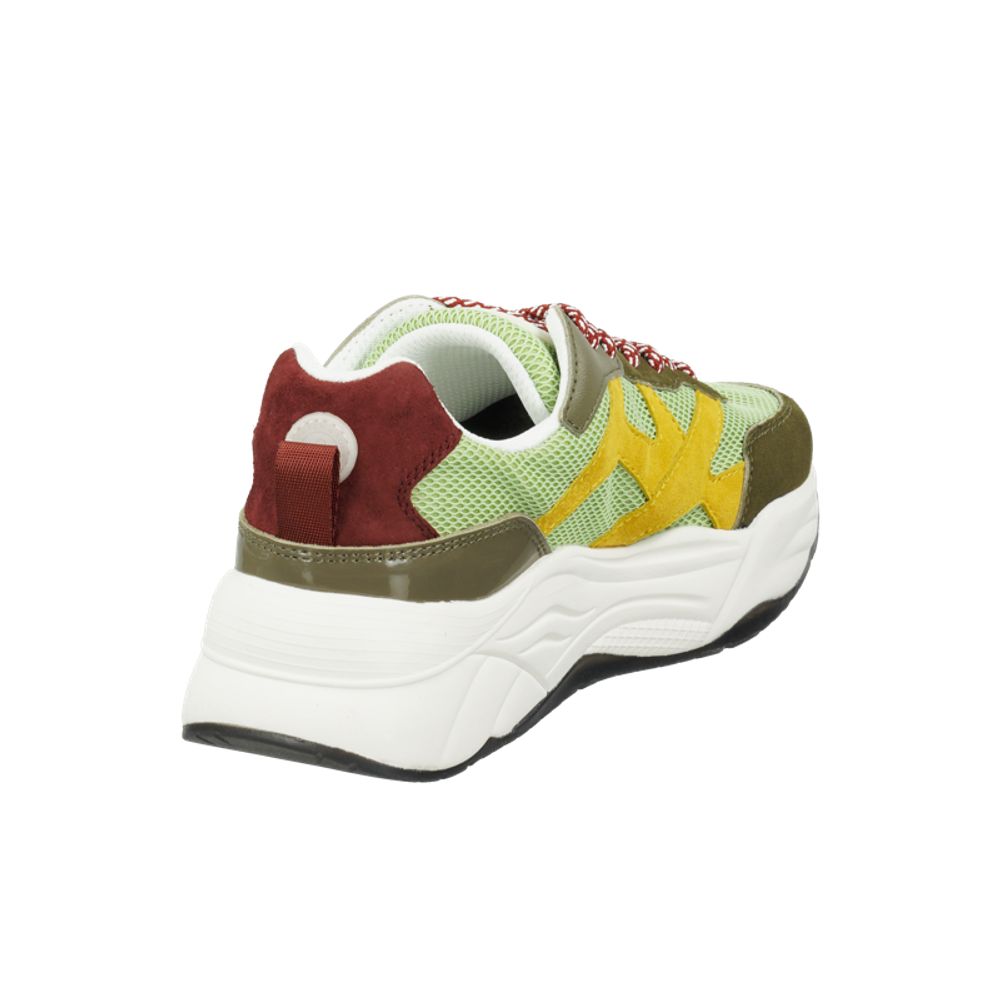 Scotch & Soda Grüne Ziegenleder Chunky Sneaker