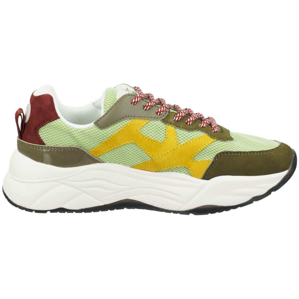 Scotch & Soda Grüne Ziegenleder Chunky Sneaker