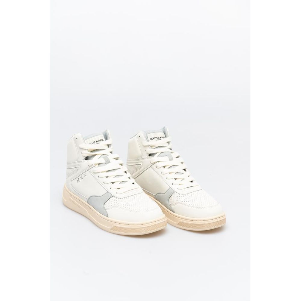 Baskets montantes blanches Scotch & Soda
