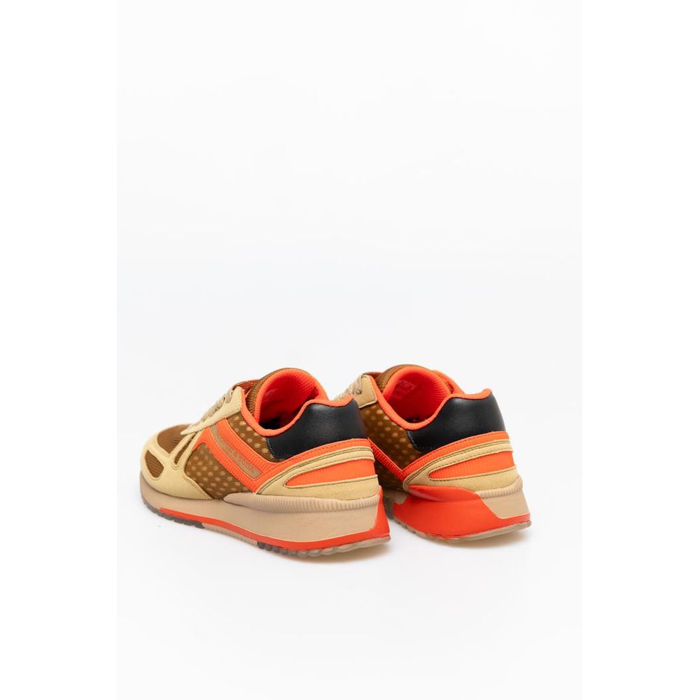 Scotch & Soda Beige Leder Low-Top Sneaker