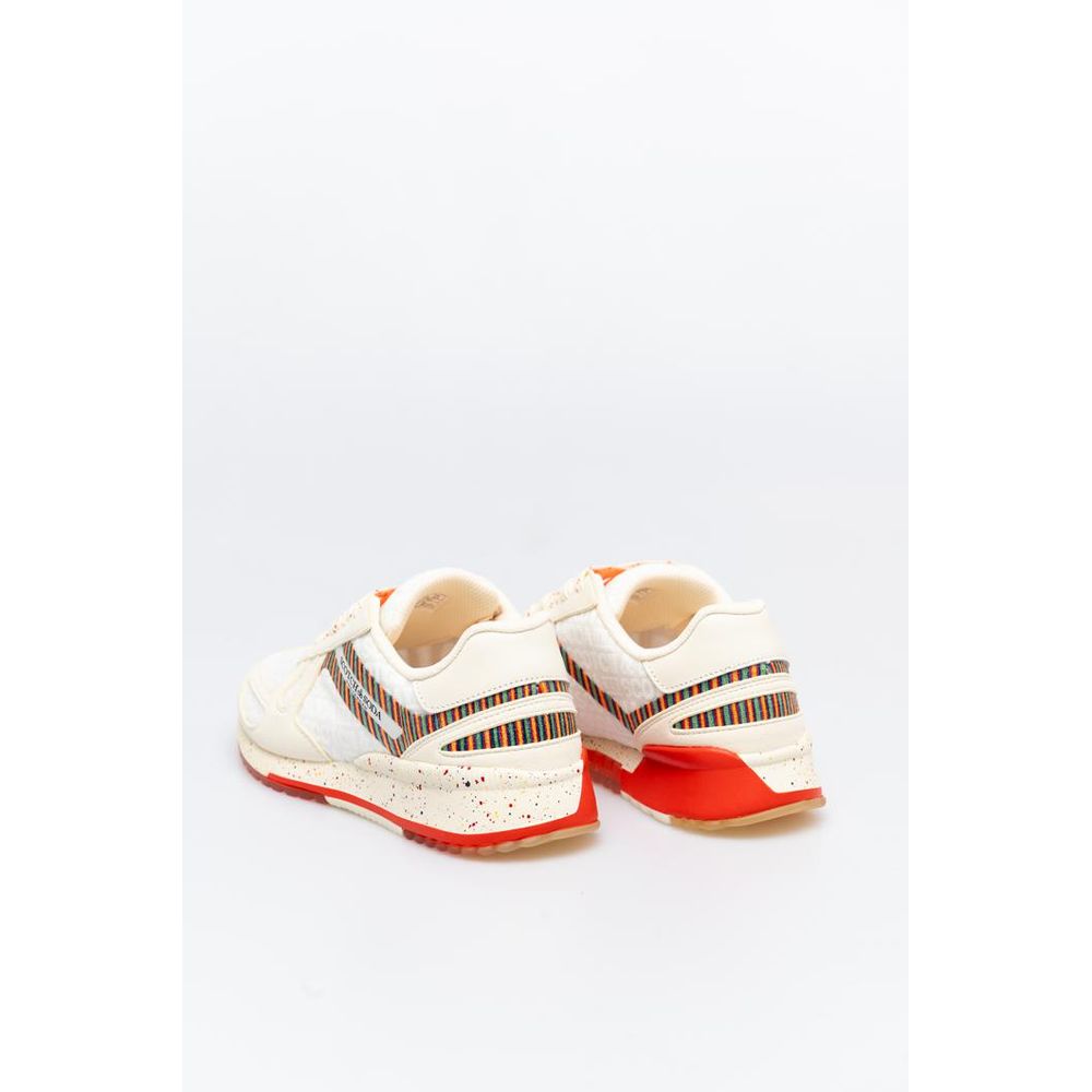 Scotch & Soda Weiße Leder-Athletic-Sneaker