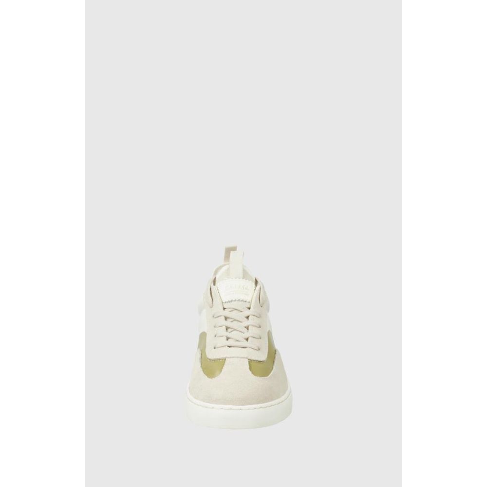 Baskets basses Scotch & Soda en cuir beige