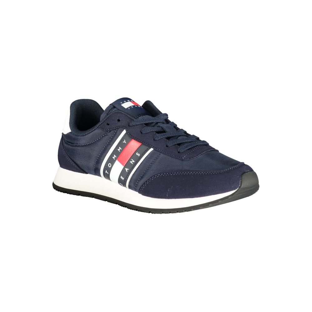 Tommy Hilfiger Men's Blue Polyurethane Sneakers