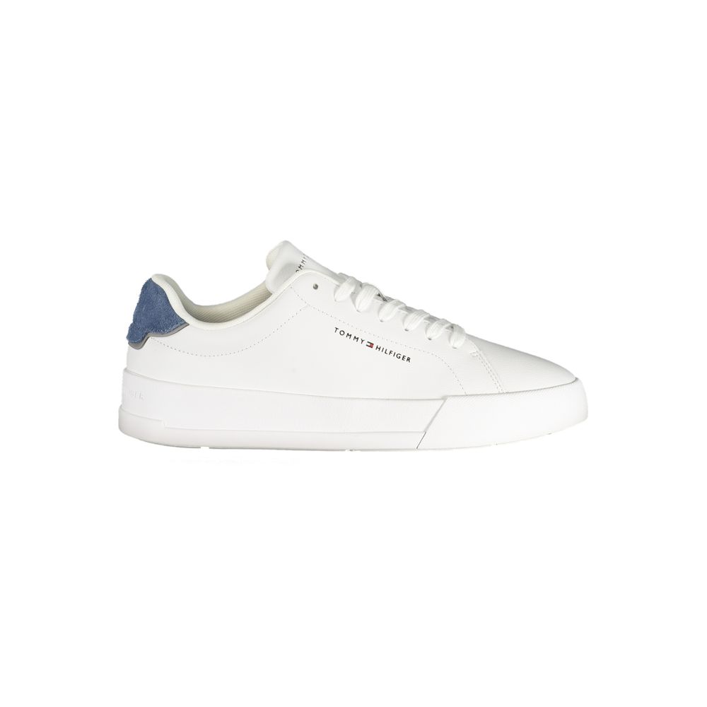 Tommy Hilfiger Herren-Sneaker aus weißem Polyurethan