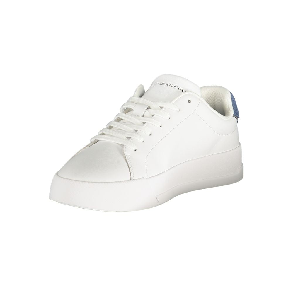 Tommy Hilfiger Herren-Sneaker aus weißem Polyurethan