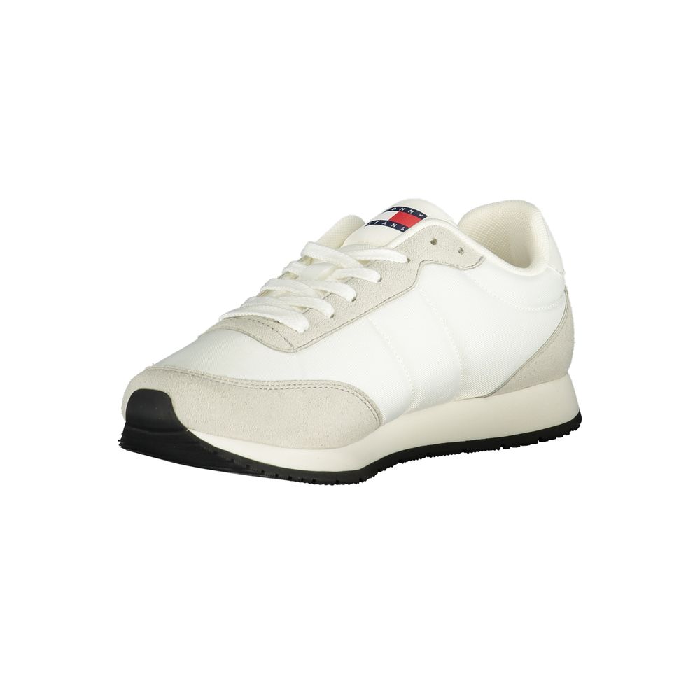 Tommy Hilfiger Men's White Polyurethane Sneaker