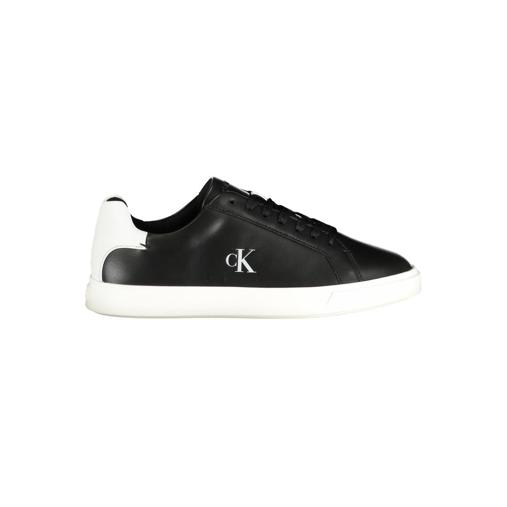 Baskets noires en polyester Calvin Klein