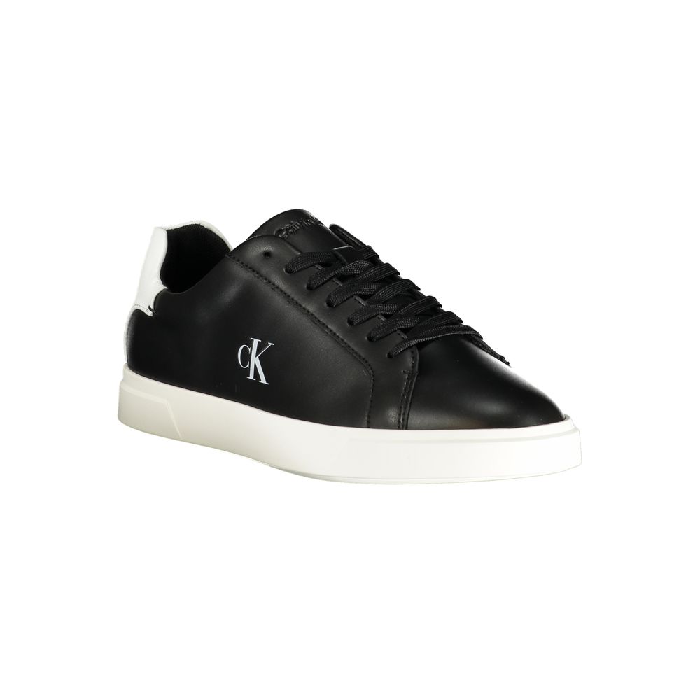 Baskets noires en polyester Calvin Klein