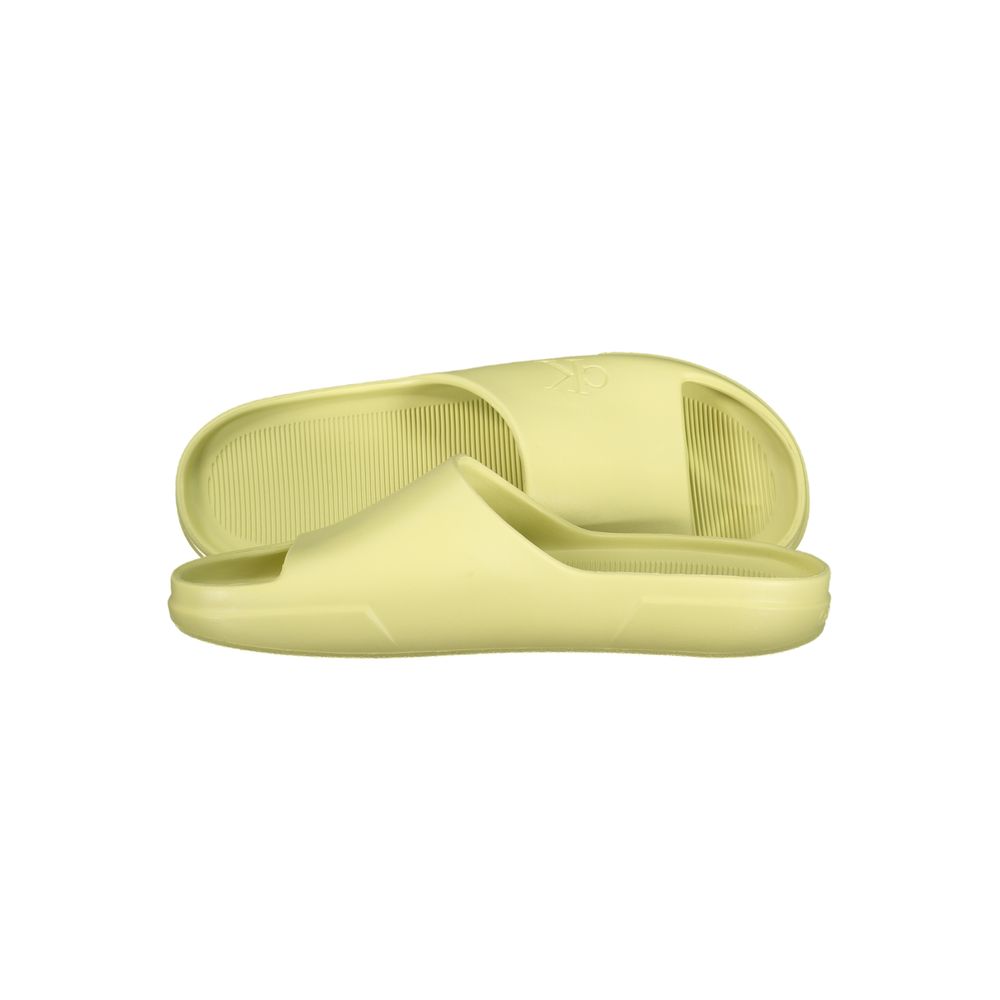Calvin Klein Herren-Slipper aus gelbem Polyurethan