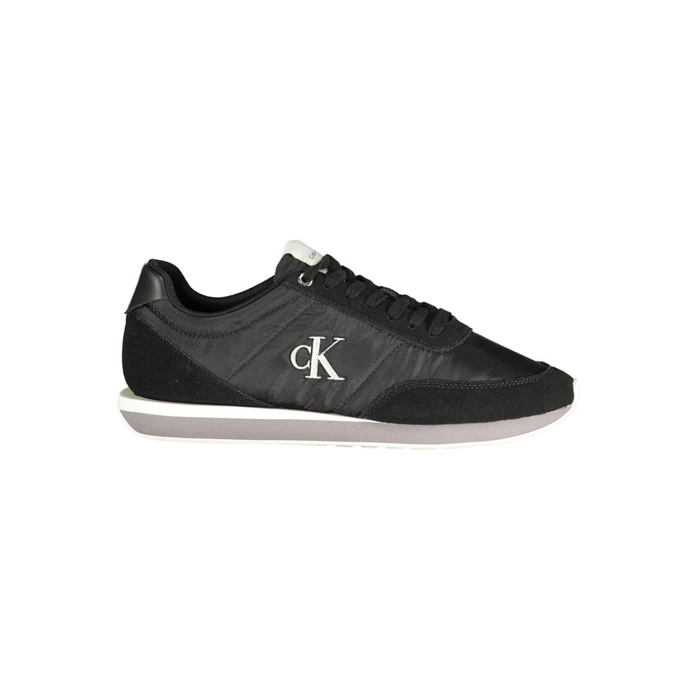 Calvin Klein Schwarzer Herren-Sneaker aus Polyester