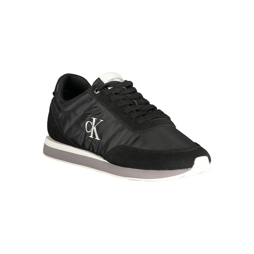 Calvin Klein Schwarzer Herren-Sneaker aus Polyester