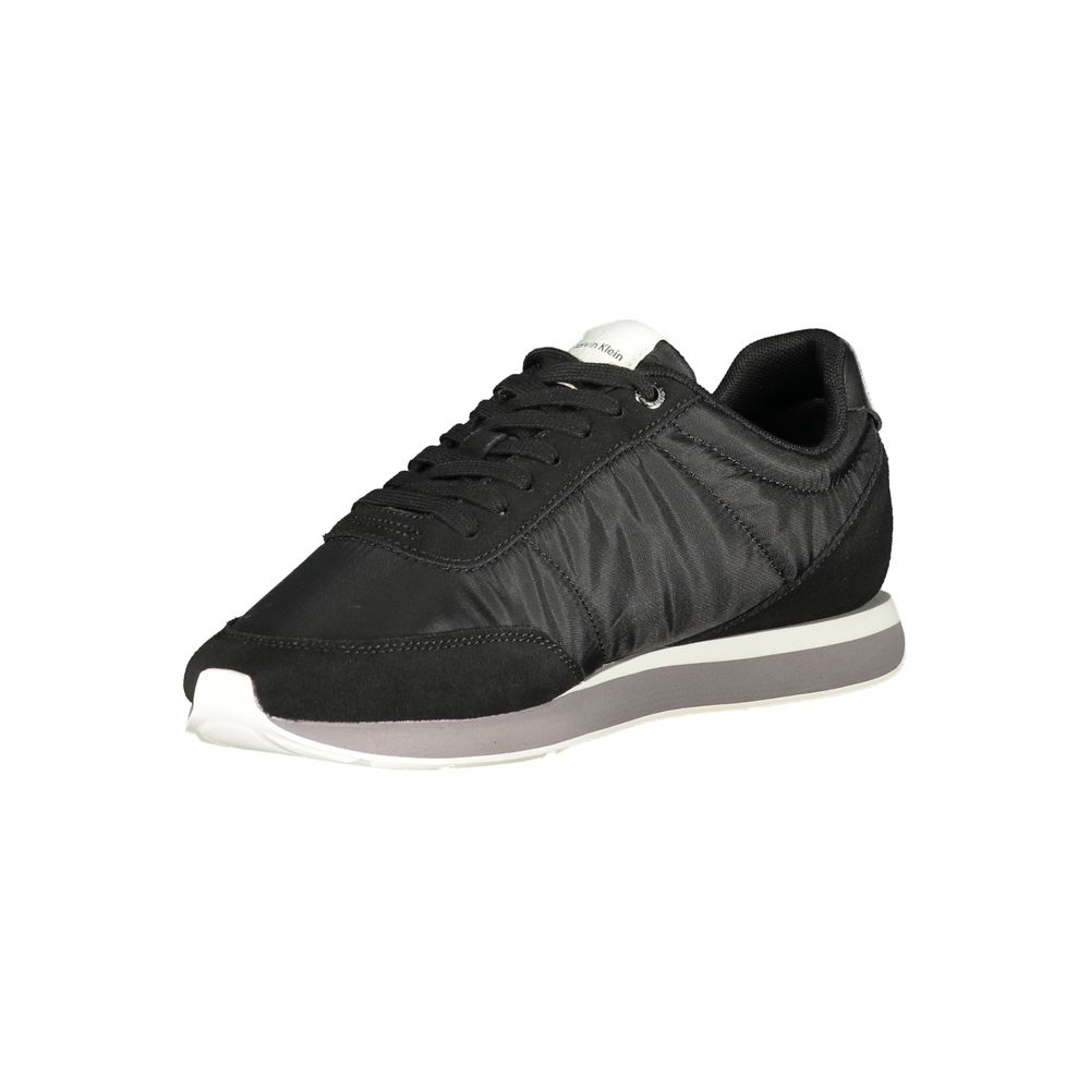 Calvin Klein Schwarzer Herren-Sneaker aus Polyester