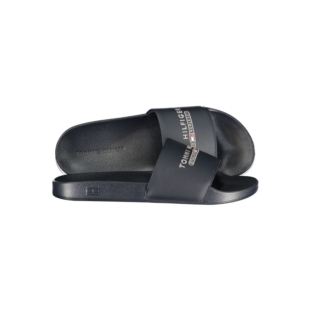 Tommy Hilfiger Blaue Herren-Slipper aus Polyurethan