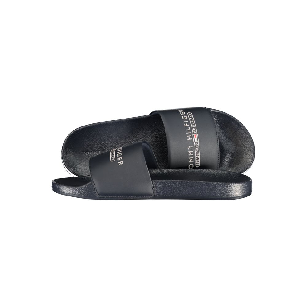 Tommy Hilfiger Blaue Herren-Slipper aus Polyurethan