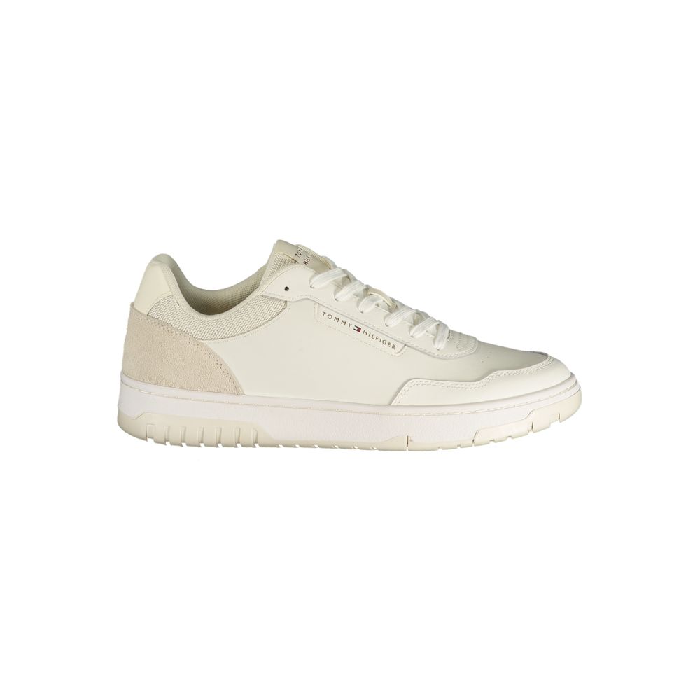 Tommy Hilfiger Men's Trainers in White Polyurethane