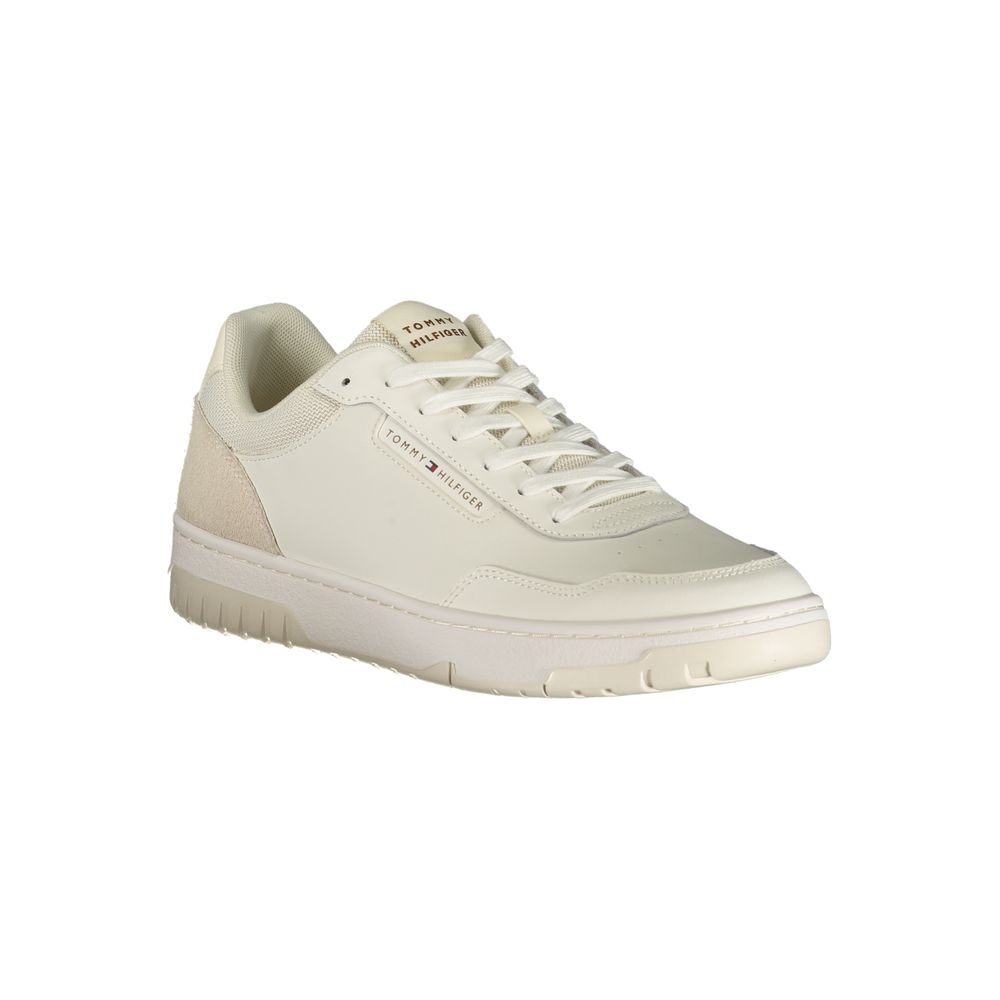 Tommy Hilfiger Men's Trainers in White Polyurethane