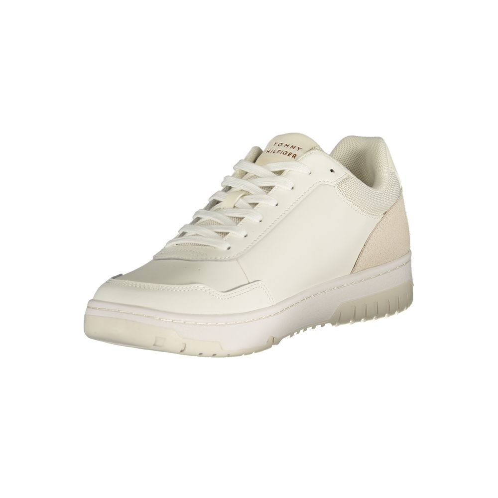 Tommy Hilfiger Men's Trainers in White Polyurethane