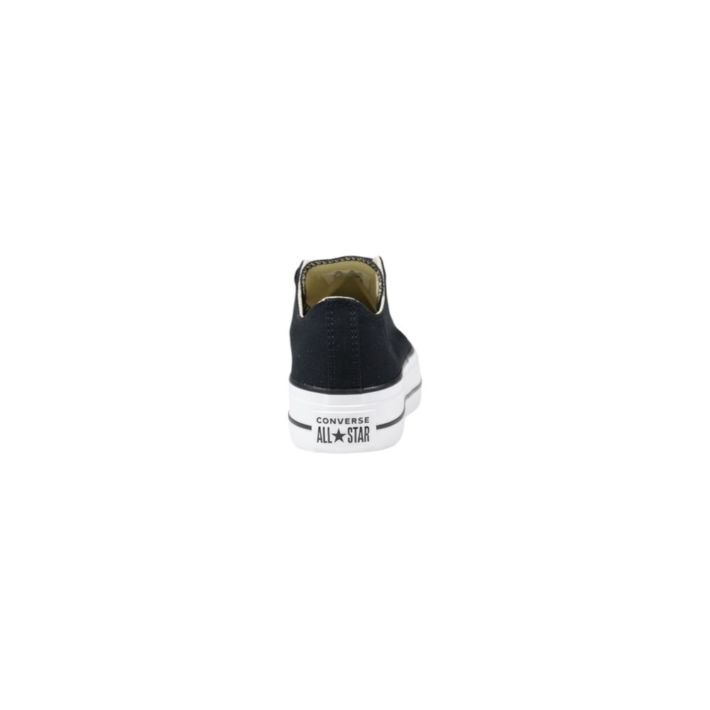 Converse Schwarze Plateau-Sneaker aus Stoff
