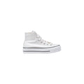 Converse White Platform Polyester Sneakers