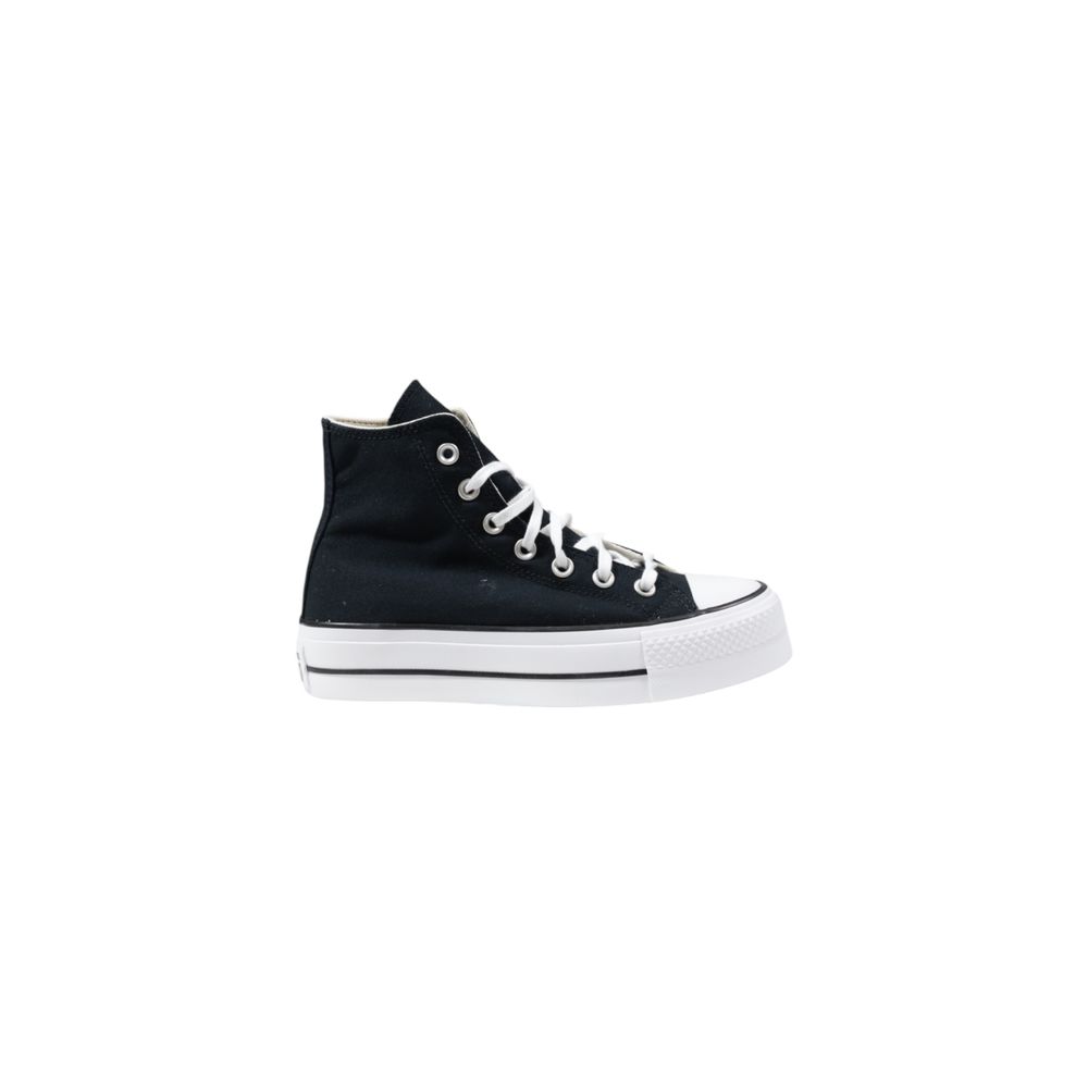 Baskets montantes noires Converse en polyester