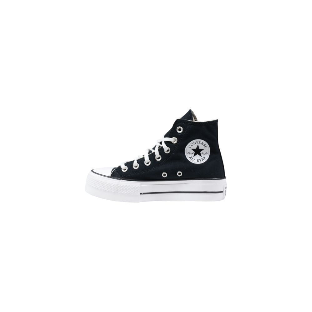 Baskets montantes noires Converse en polyester
