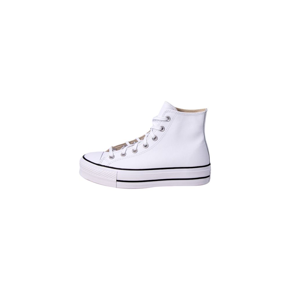 Converse Weiße Plateau-Sneaker aus Polyethylen