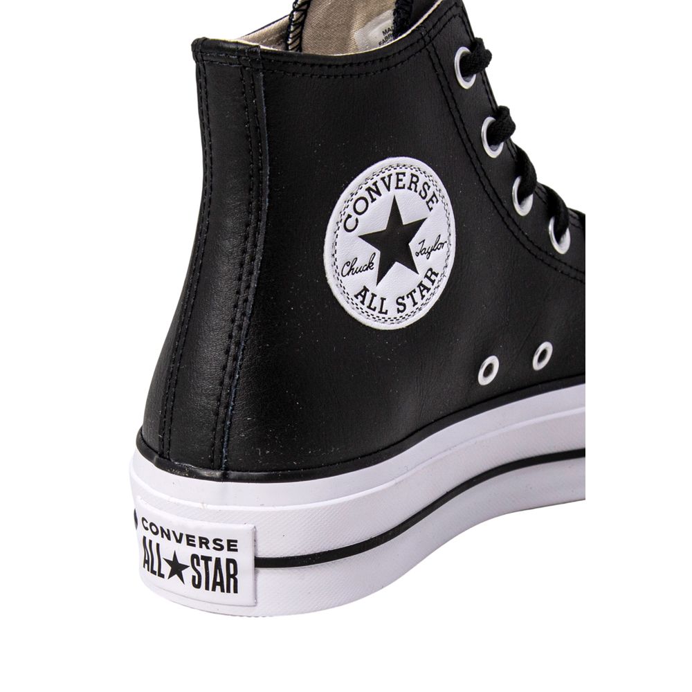 Converse Black Platform Sneakers made of Polyethylene