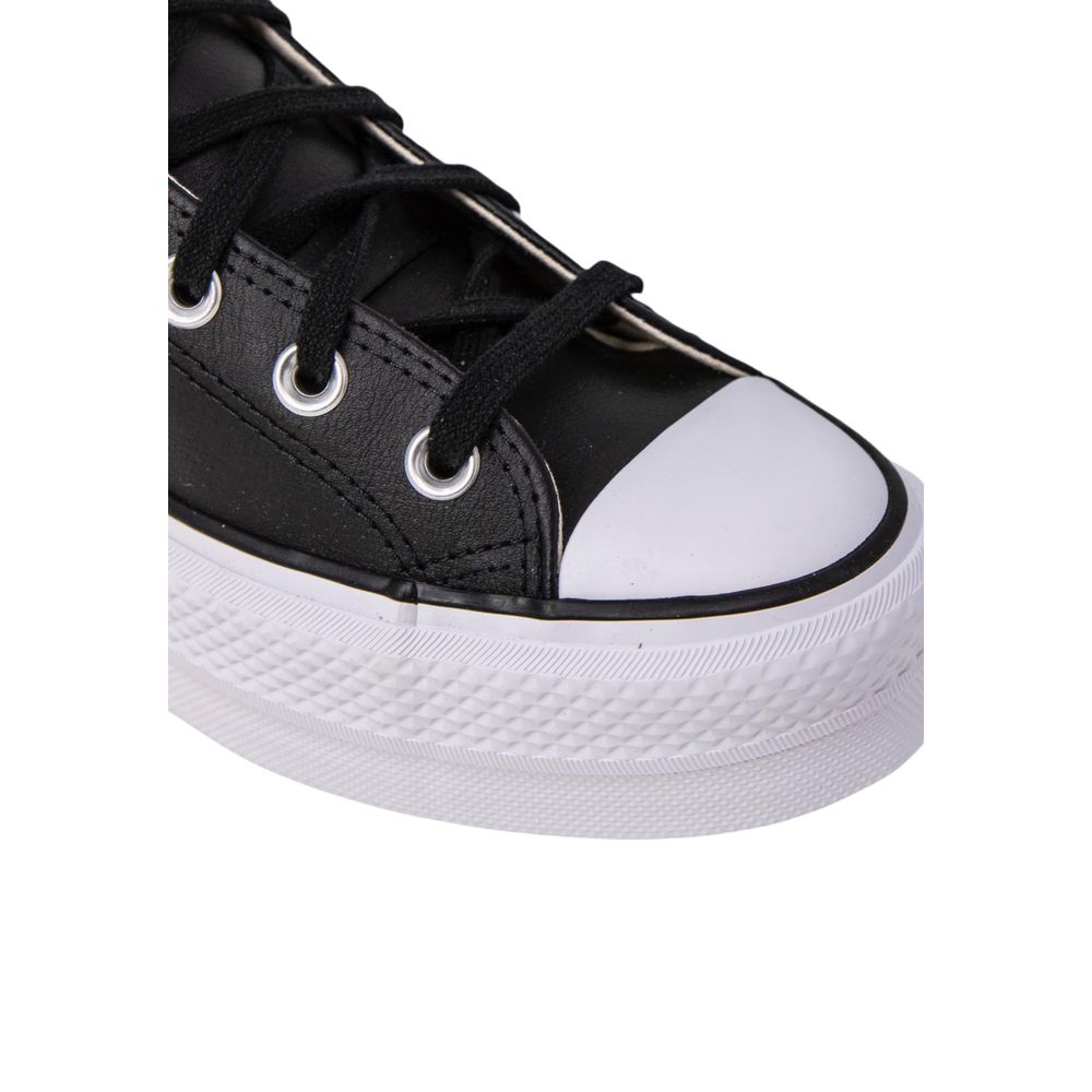 Converse Black Platform Sneakers made of Polyethylene