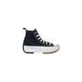 Baskets épaisses en toile noires et blanches Converse