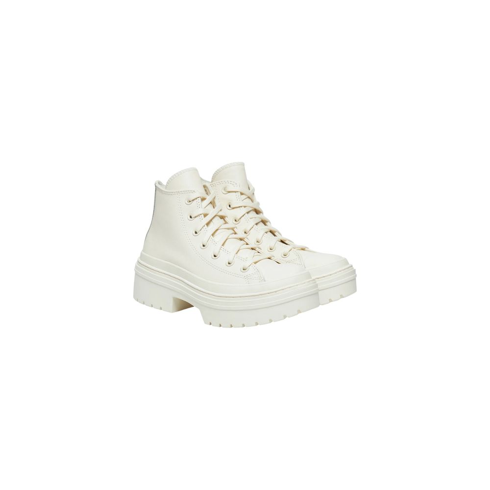 Converse Weiße Pumps aus recyceltem Leder mit hohem Absatz