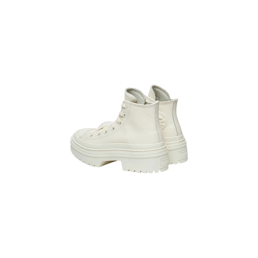 Converse Weiße Pumps aus recyceltem Leder mit hohem Absatz