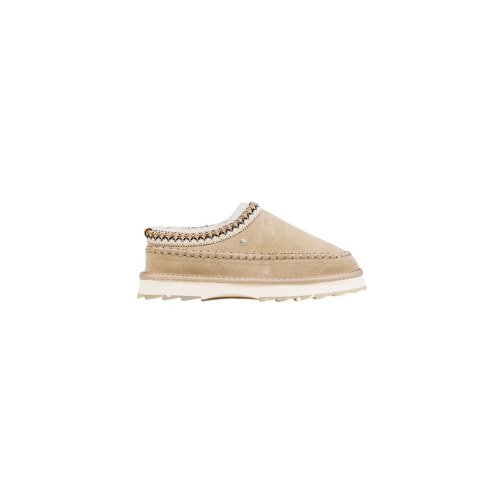 EMU Australia Graue Leder-Slipper