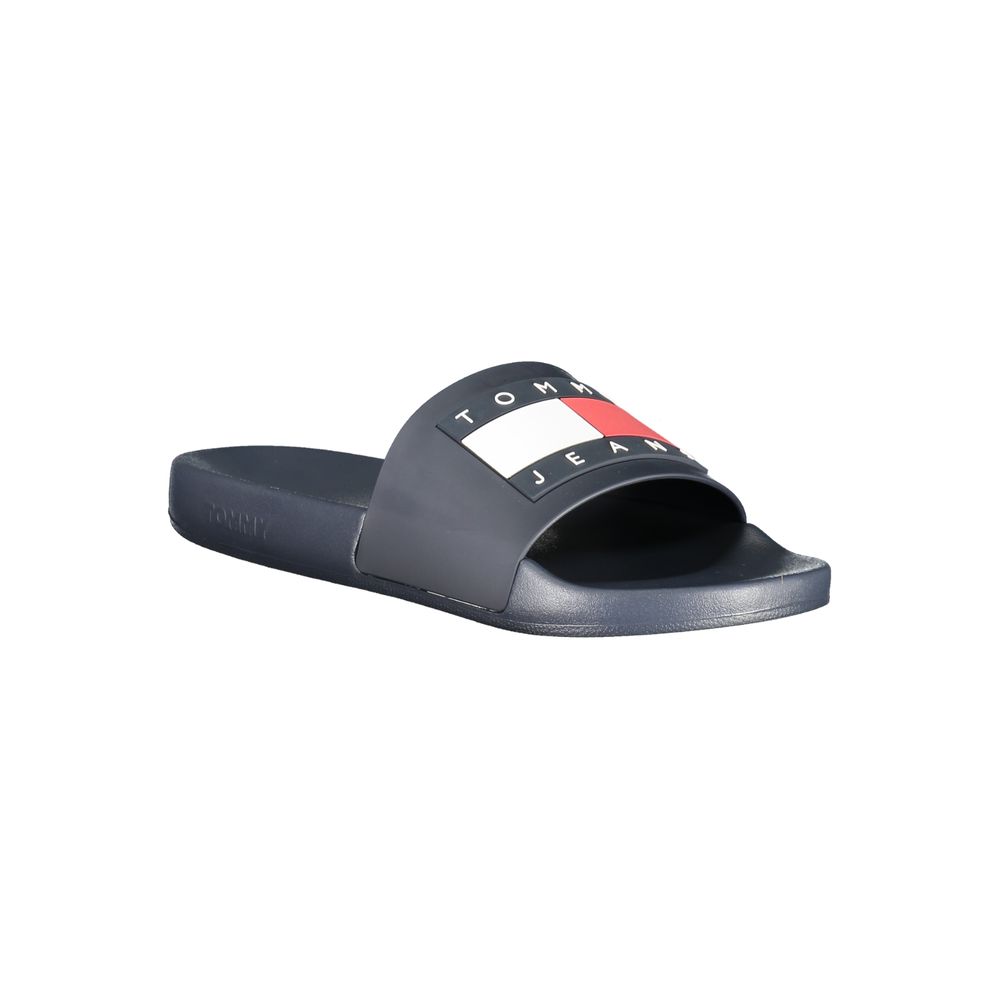 Tommy Hilfiger Blaue Herren-Slipper aus Polyurethan