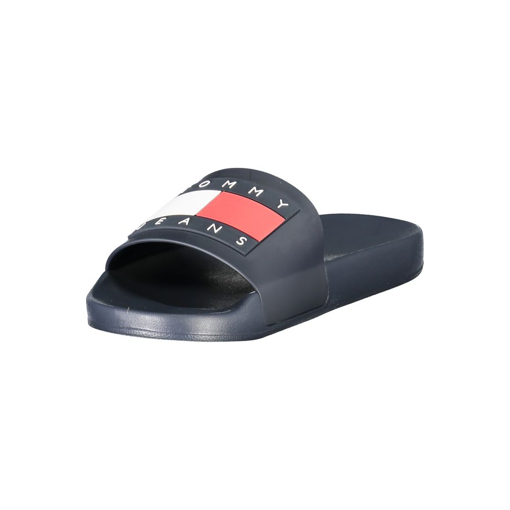 Tommy Hilfiger Blaue Herren-Slipper aus Polyurethan