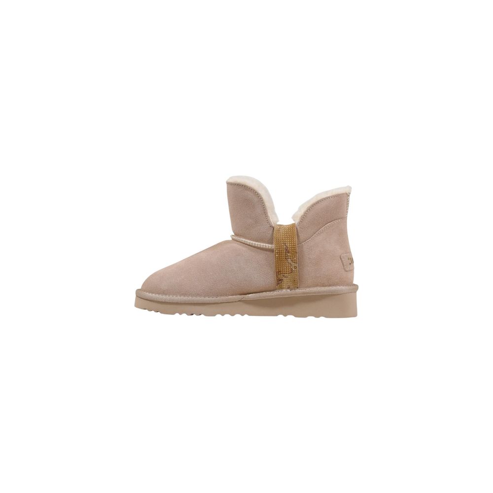Alviero Martini Prima Classe Bottines en cuir beige