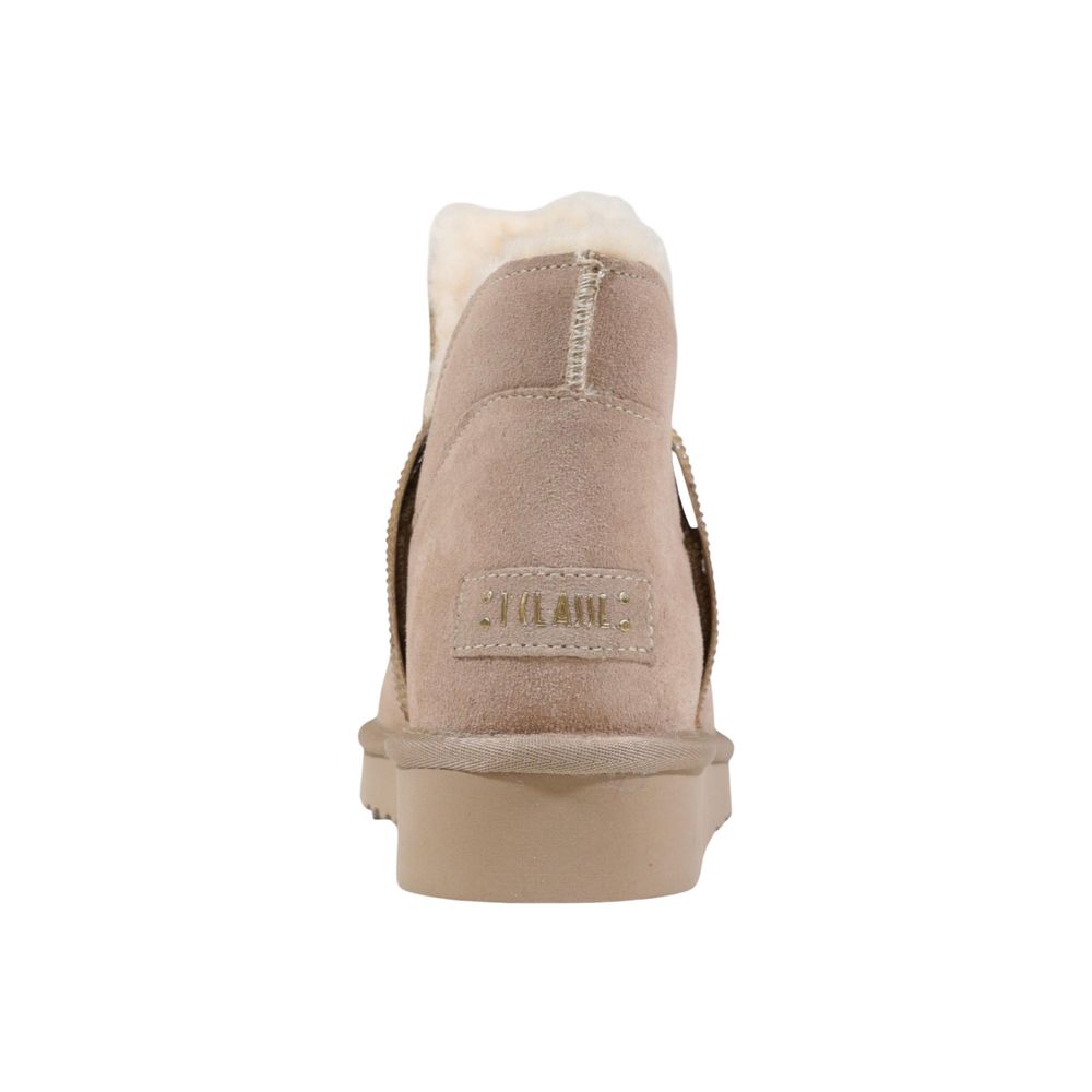 Alviero Martini Prima Classe Bottines en cuir beige