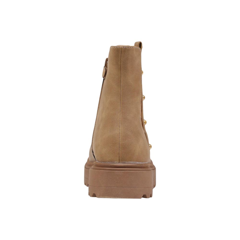 Bottines en polyéthylène beige Alviero Martini Prima Classe
