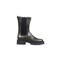 Calvin Klein Jeans Graue Ankle Boots aus Leder