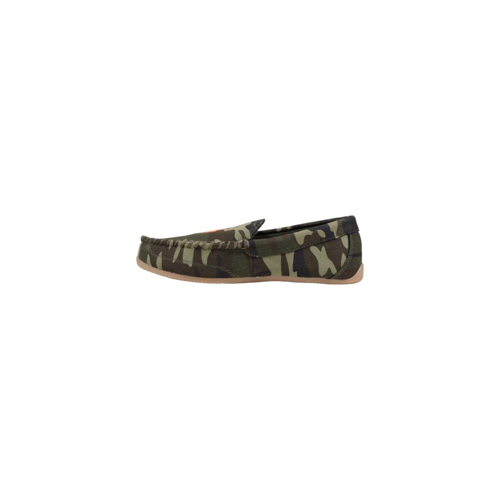 Ralph Lauren Grüne Textil-Slipper