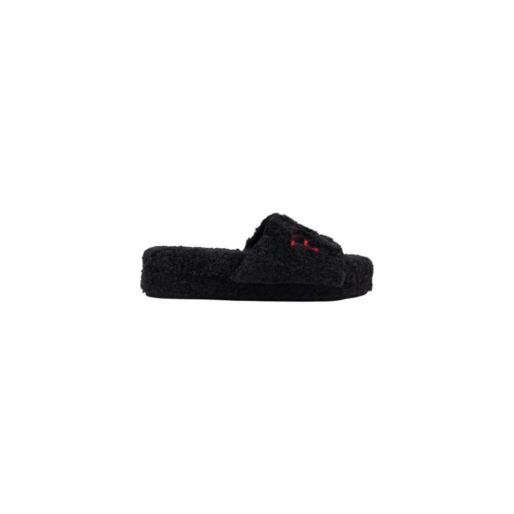 Ralph Lauren Schwarze Textil-Slipper