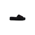Ralph Lauren Schwarze Textil-Slipper