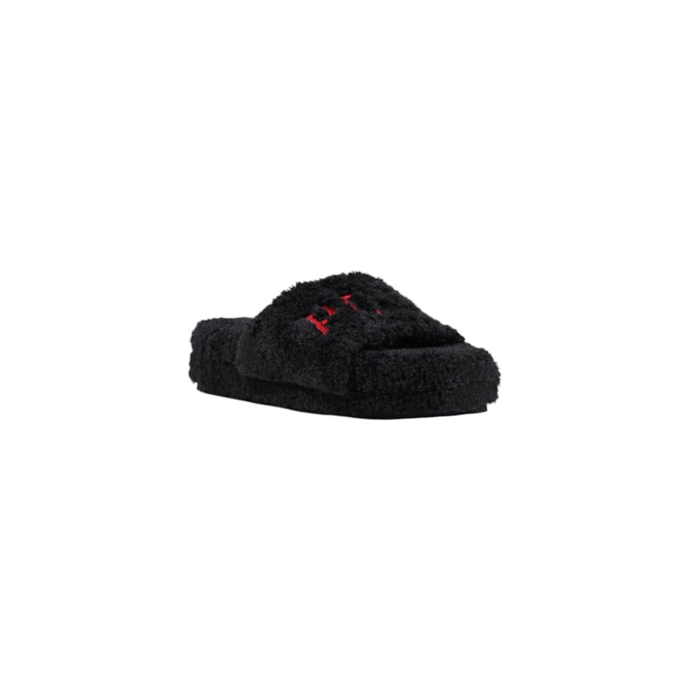 Ralph Lauren Schwarze Textil-Slipper