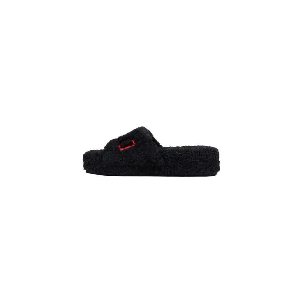 Ralph Lauren Schwarze Textil-Slipper