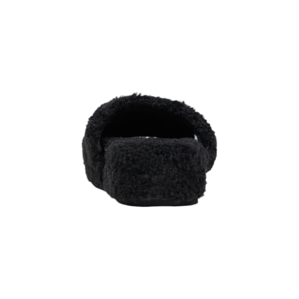 Ralph Lauren Schwarze Textil-Slipper