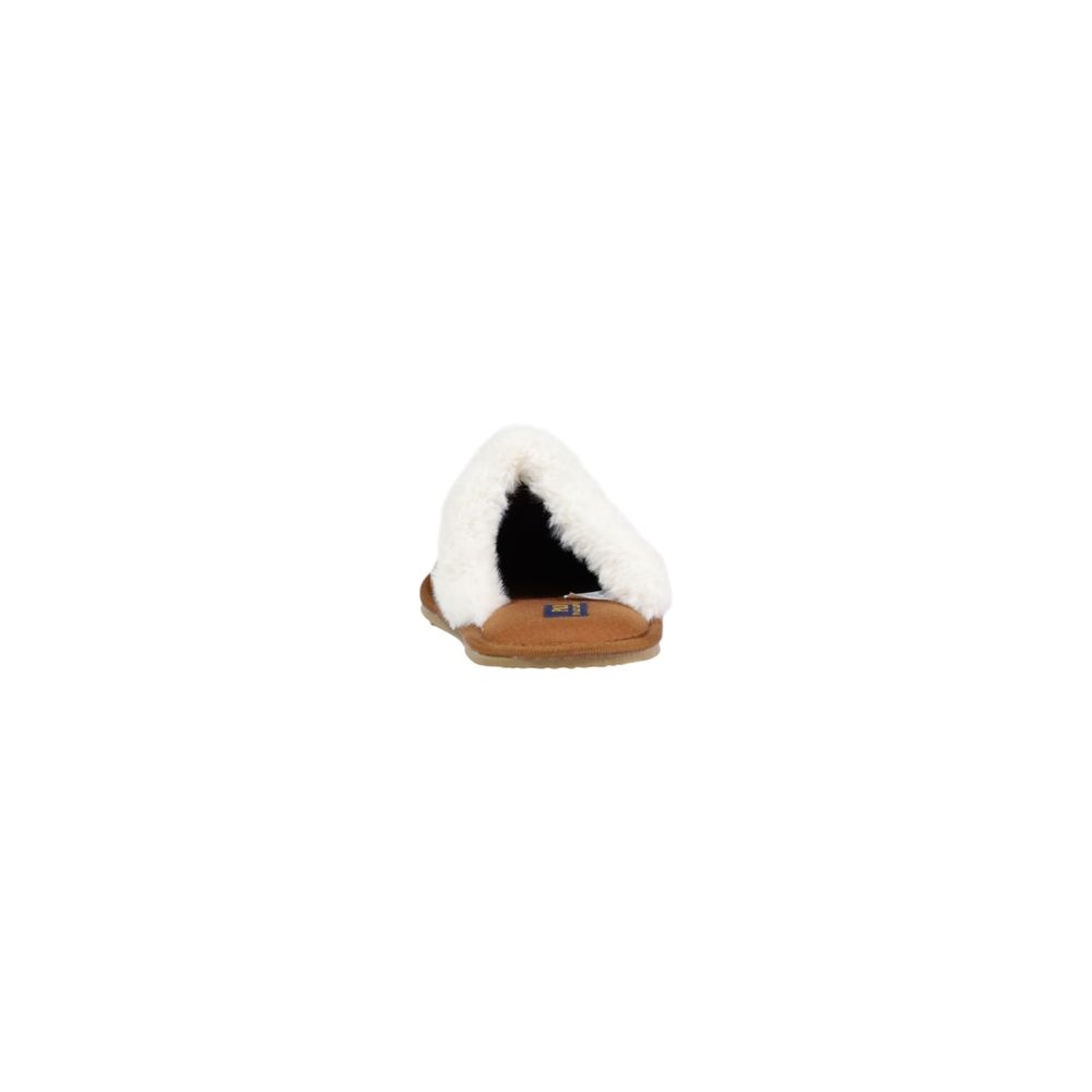 Ralph Lauren Braune Textil-Slipper