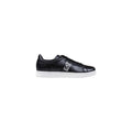Baskets en cuir noires et blanches EA7 Emporio Armani