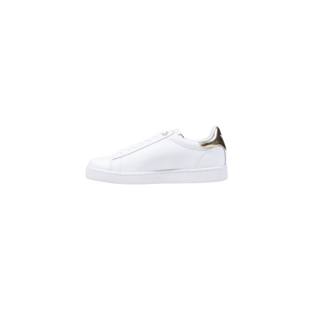 EA7 Emporio Armani Baskets basses en cuir blanc