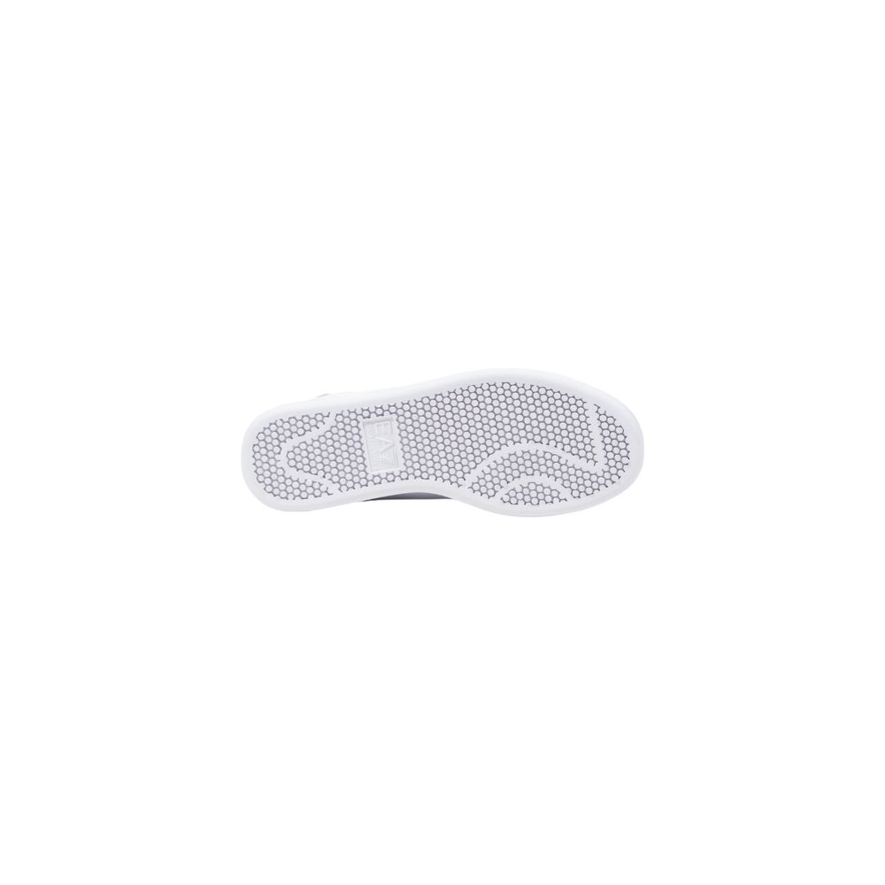 EA7 Emporio Armani Baskets basses en cuir blanc