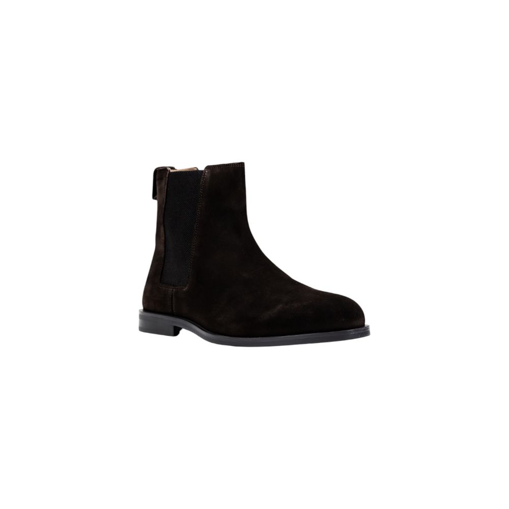 Calvin Klein Braune Chelsea Boots aus Wildleder