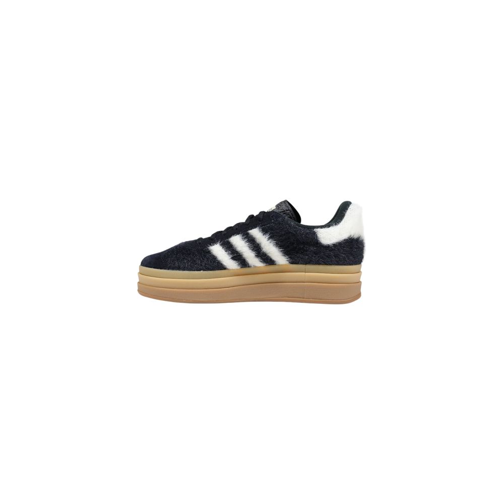 Adidas Originals Schwarze Leder Plateau-Sneaker